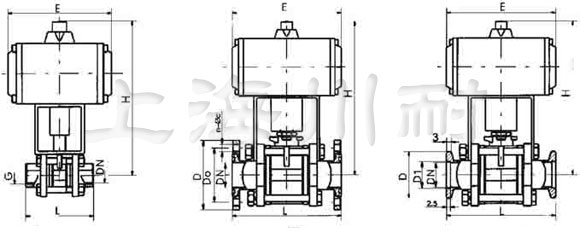 GUQ氣動高真空球閥結(jié)構(gòu)圖